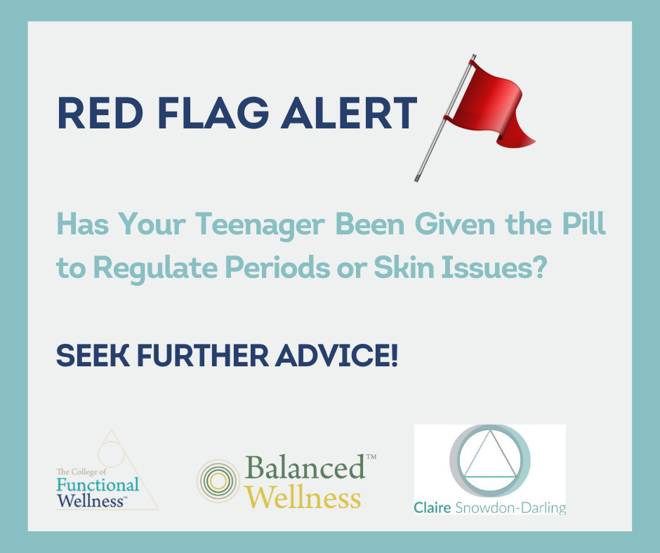 Red Flag! Taking the Pill